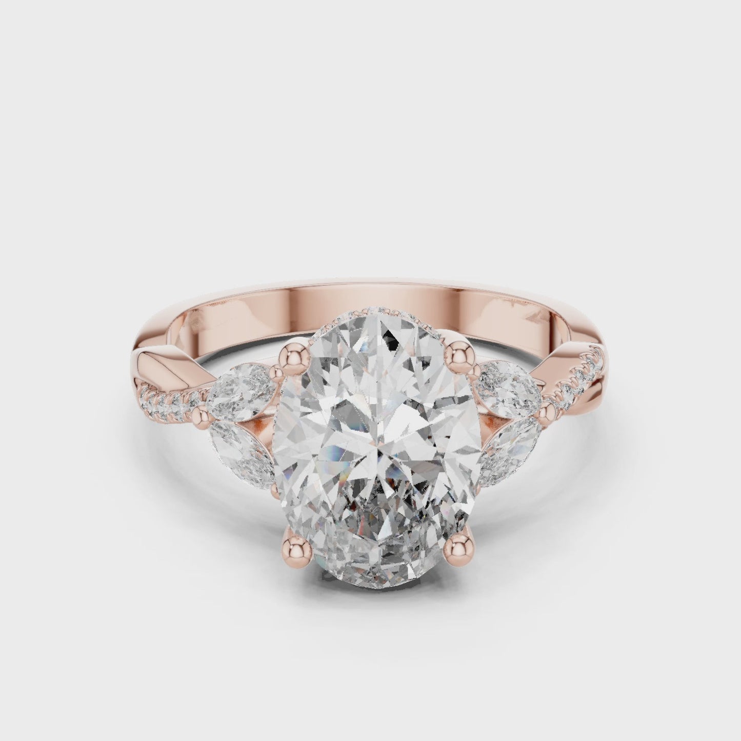 Avelisse Oval Bloom Ring
