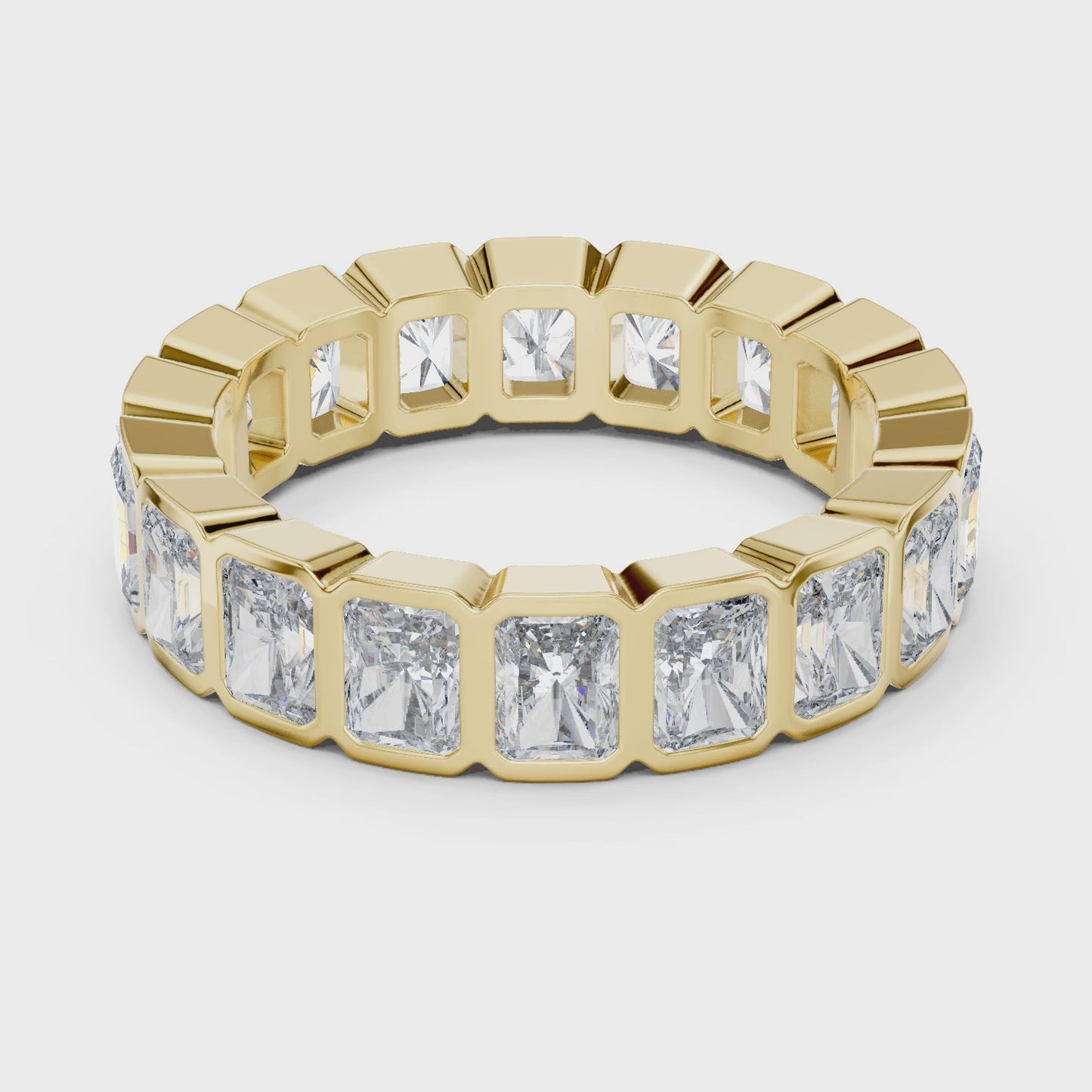Frame Theory Princess Cut Diamond Eternity Band Ring