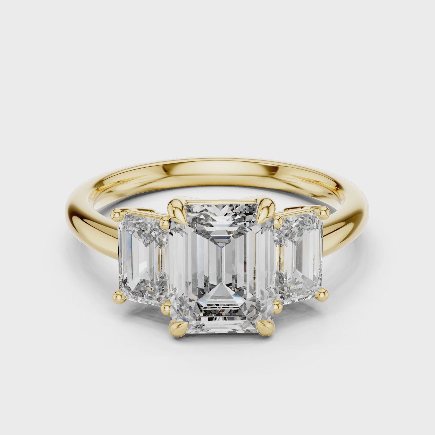 Trinity Brilliance Heritage Three Stone Diamond Ring