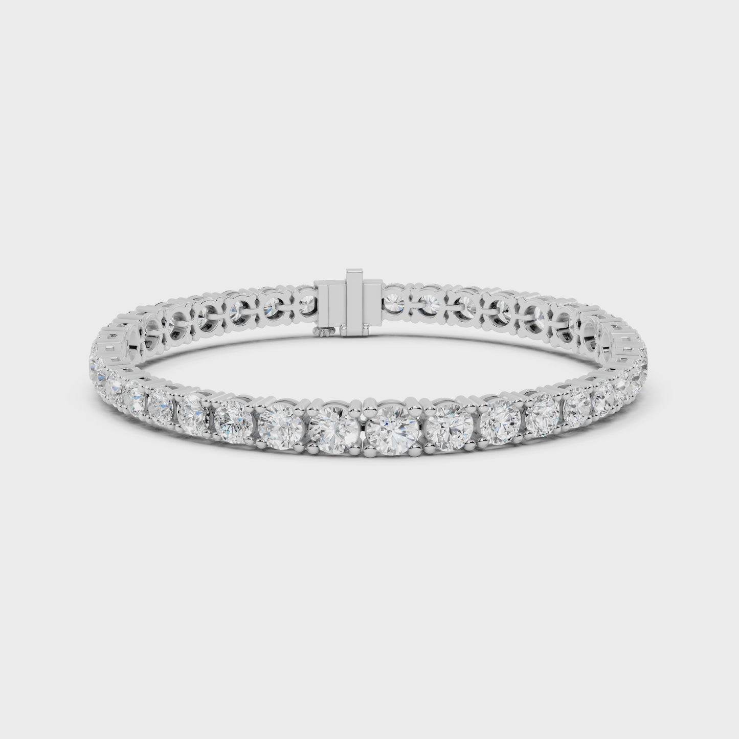 Timeless Everyday Luxury Classic Round Diamond Tennis Bracelet