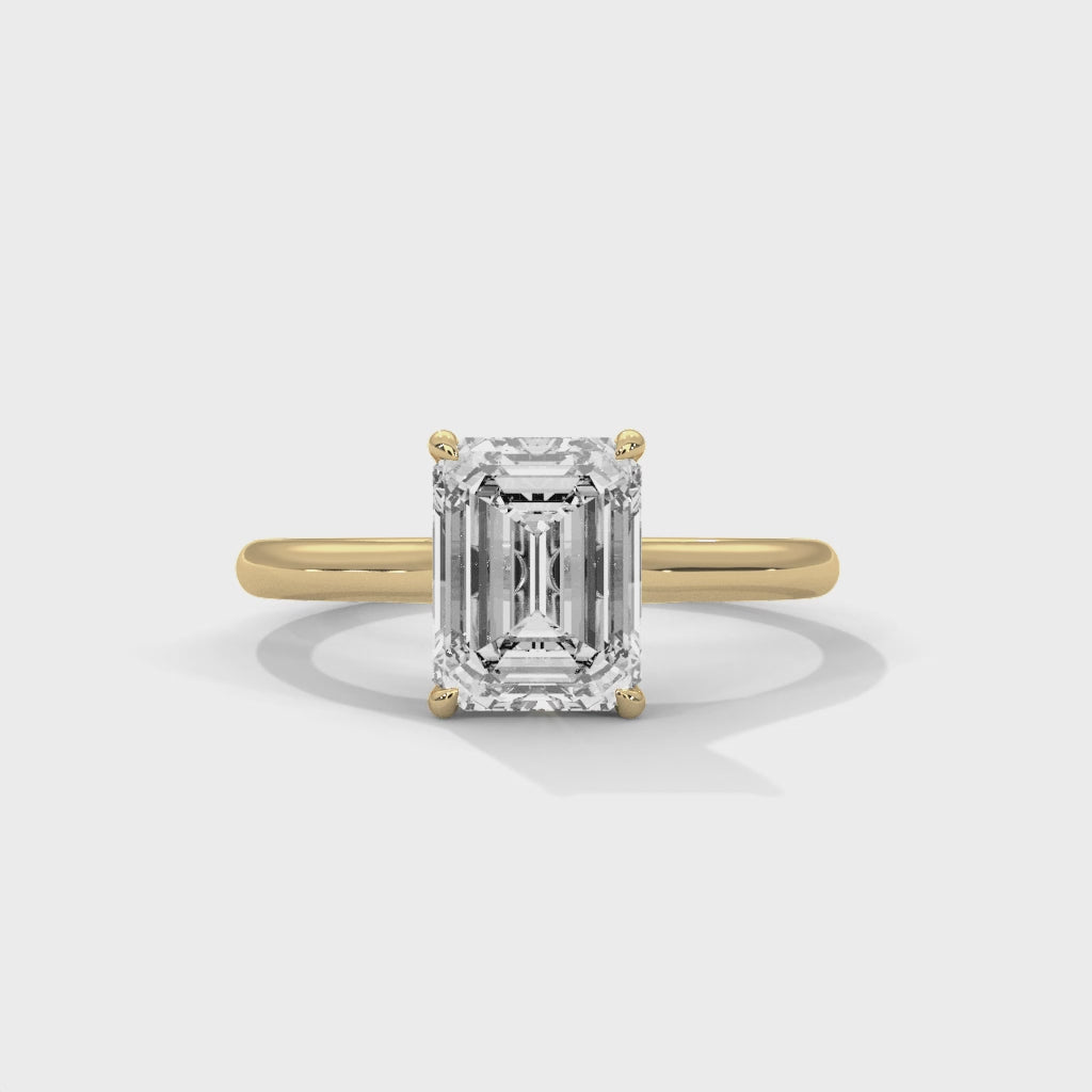 Skyline Grace Solitaire Ring Classic Four-Prong Setting