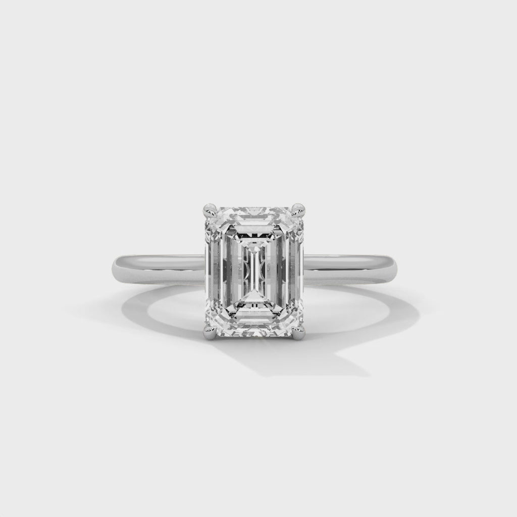 Skyline Grace Solitaire Ring Classic Four-Prong Setting