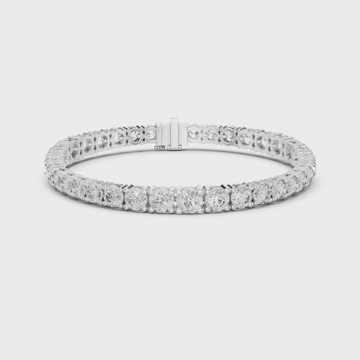 Timeless Everyday Luxury Round Diamond Tennis Bracelet