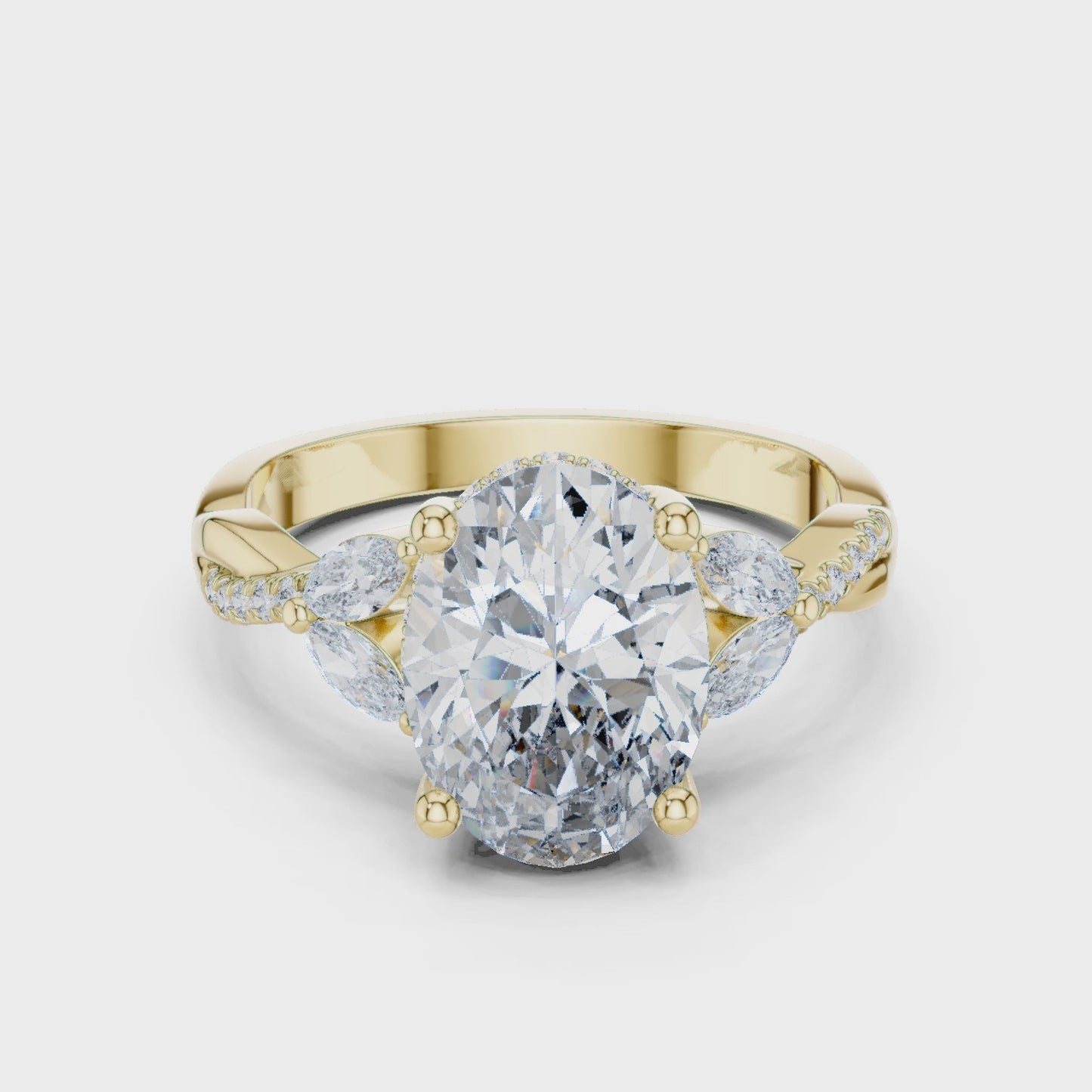Avelisse Oval Bloom Ring