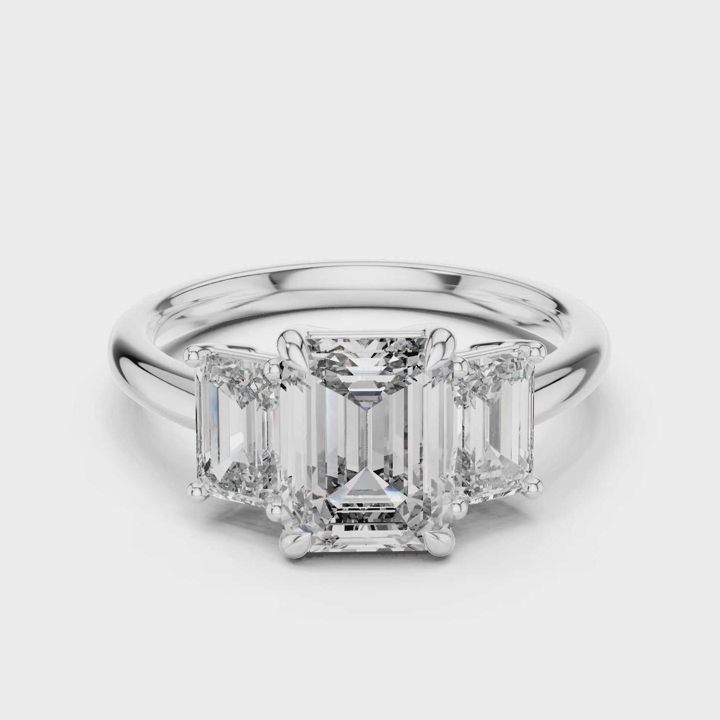 Trinity Brilliance Heritage Three Stone Diamond Ring