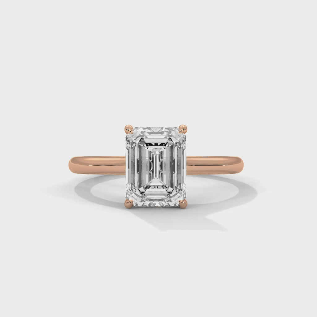 Skyline Grace Solitaire Ring Classic Four-Prong Setting