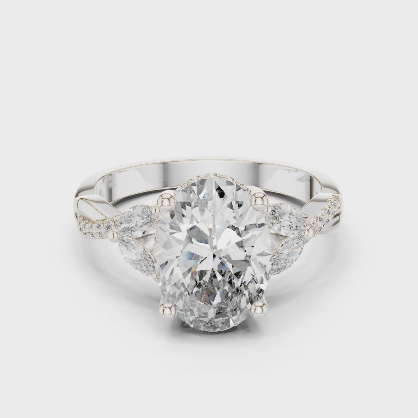 Avelisse Oval Bloom Ring