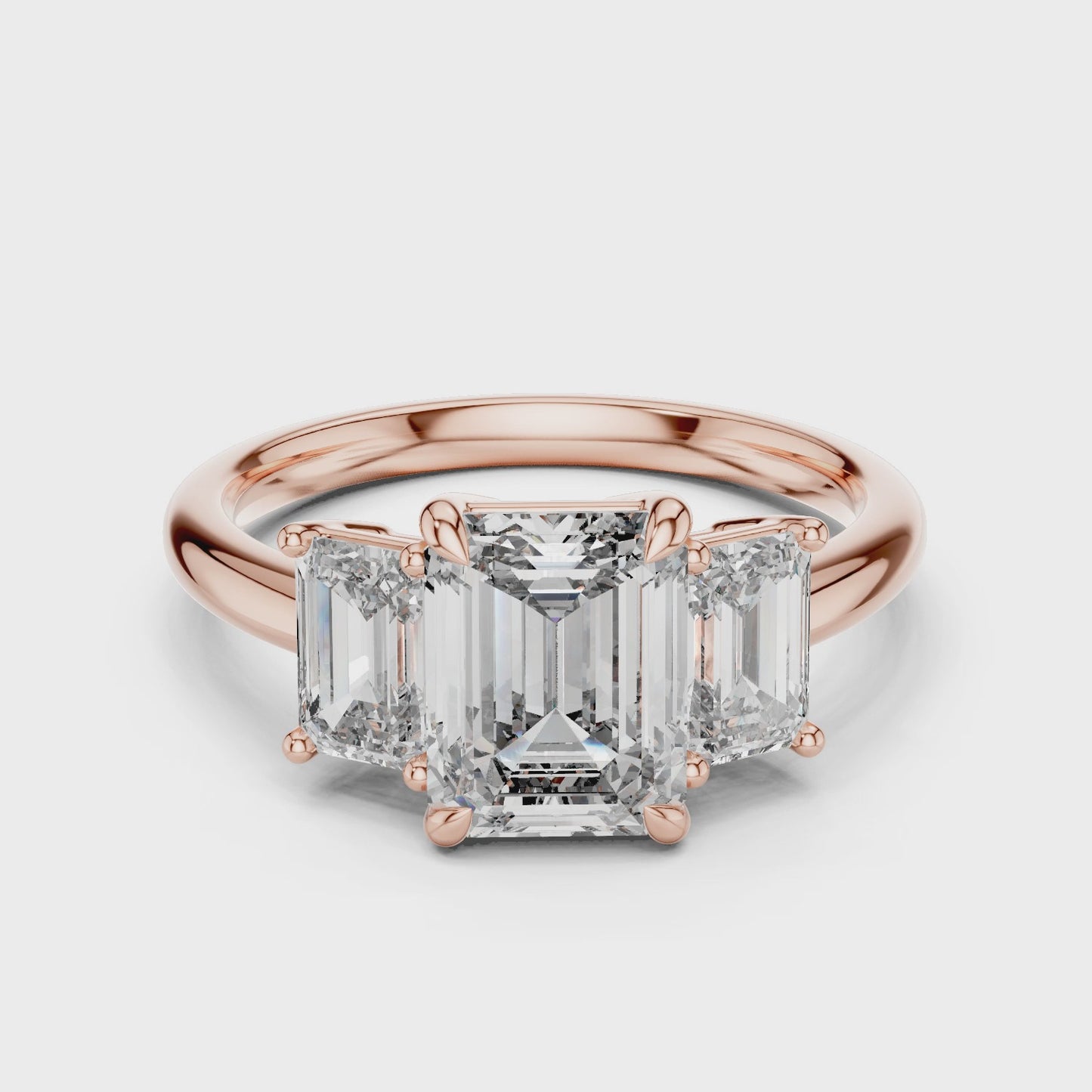 Trinity Brilliance Heritage Three Stone Diamond Ring